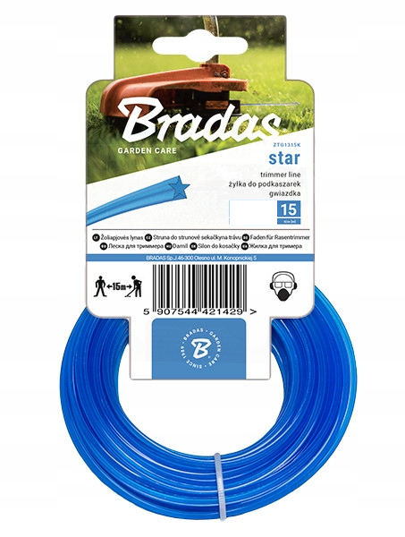 

Żyłka Tnąca Do Kosy Spalinowej 2,0MM X 15M Gwiazda