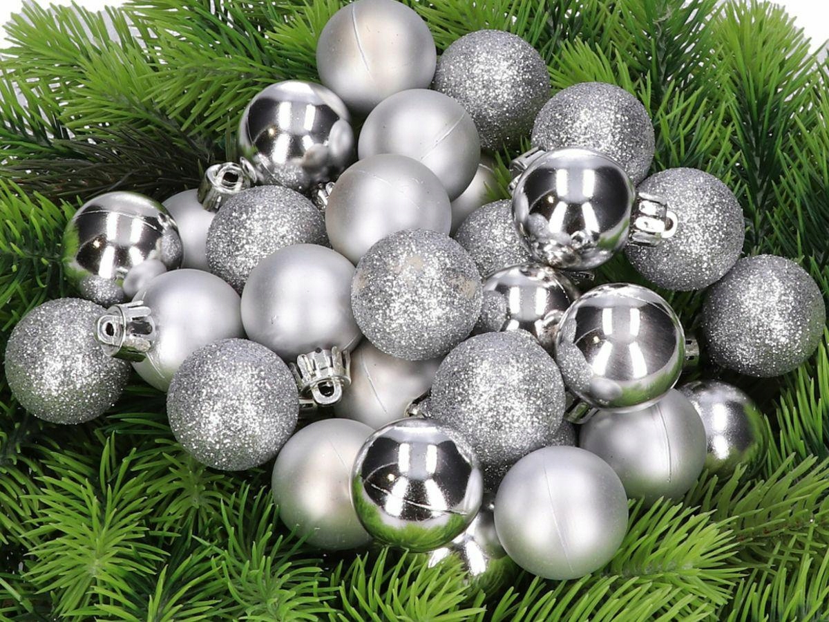 BOMBKI CHOINKOWE NA CHOINKĘ BOMBKA 2,5cm 24szt Marka Dekorstar