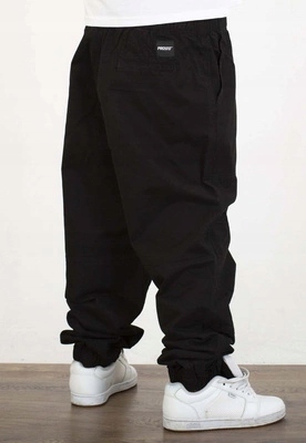 Kalhoty Prosto Jogger Jeans Baggy Slate černé