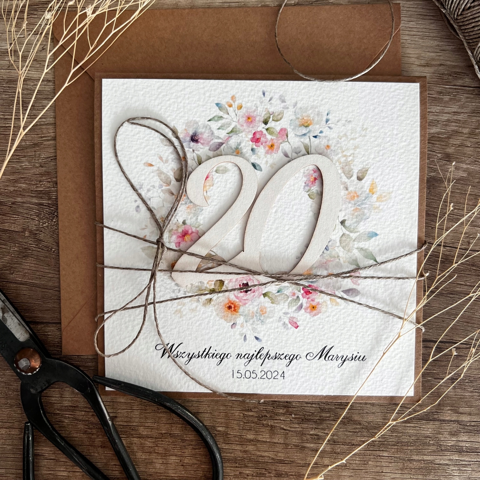 Přání, dárek k dvacítce, 20. narozeninám s personalizací