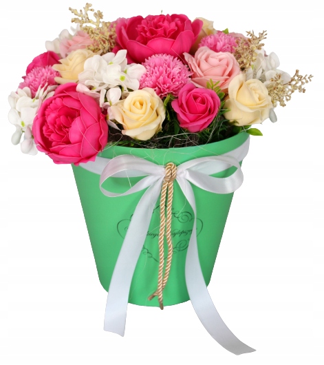 

Flower Box Kwiaty Mydlane Bukiet Duży XXL