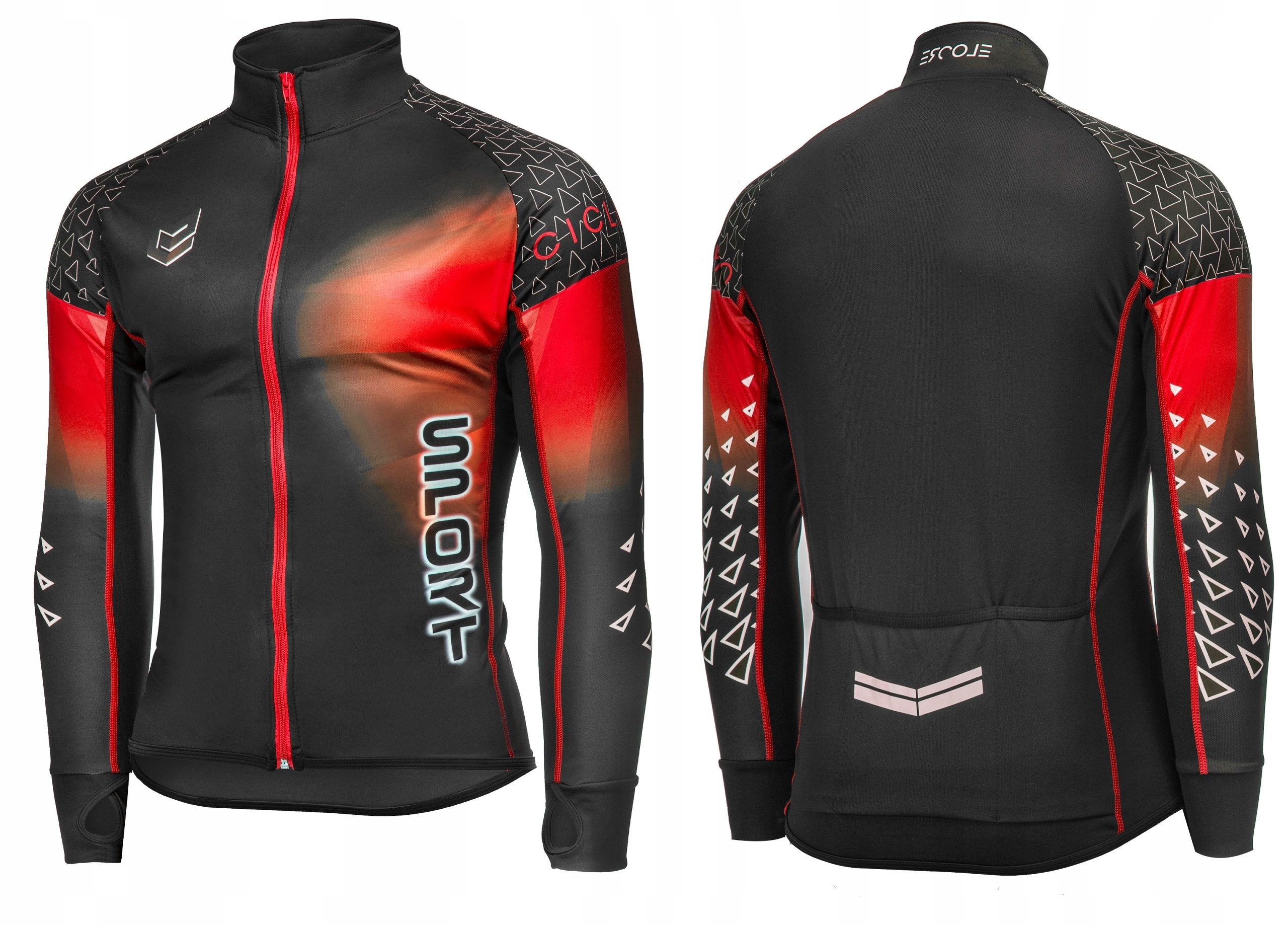 

Koszulka rowerowa z nadrukiem długi rękaw - 2XL