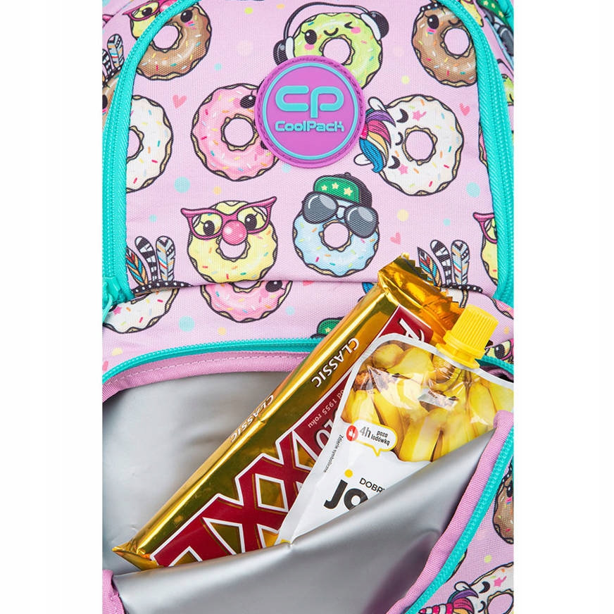 Plecak szkolny CoolPack Spiner Termic Happy Donuts F001665 Liczba kieszeni 3