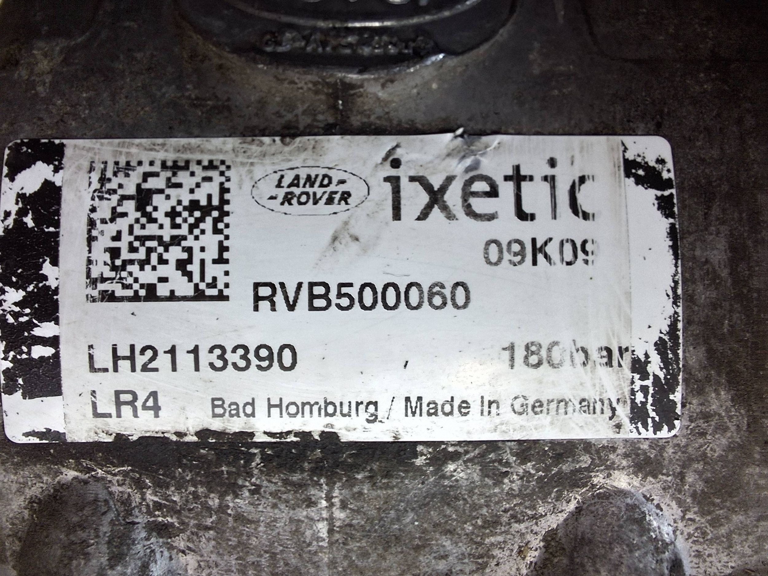 Pompa Della sospensione HYDRAULICZNEGO RANGE ROVER III VOGUE 02-12 RVB500060
