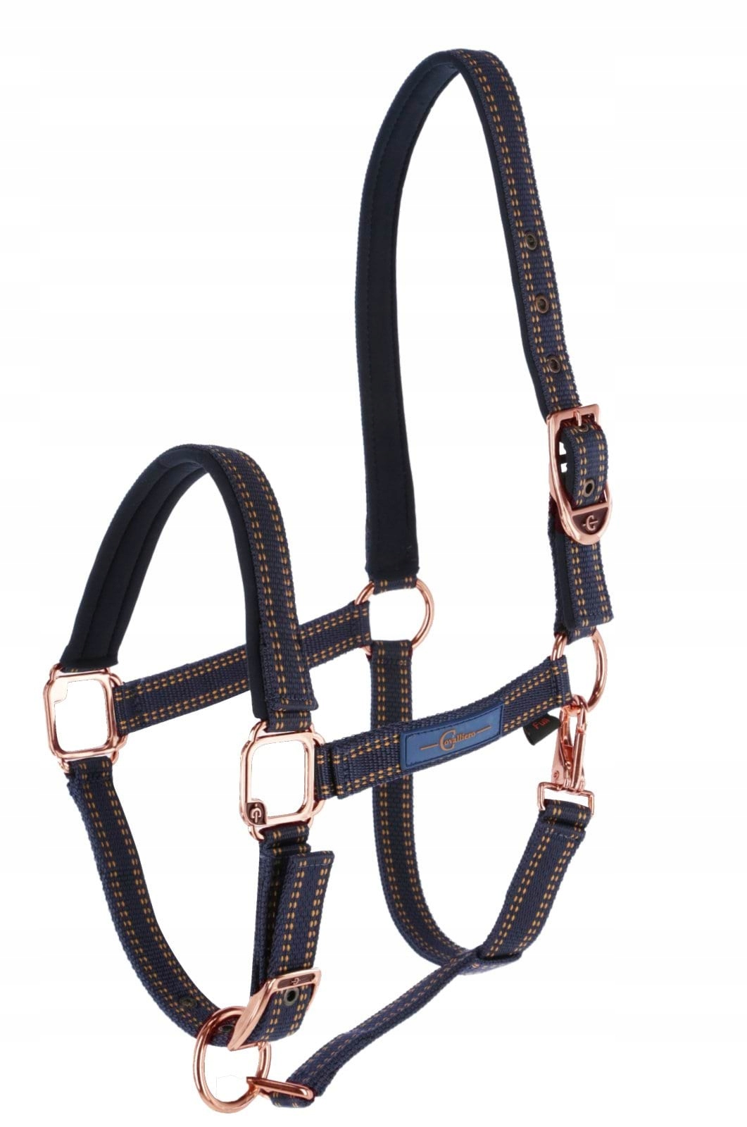 Královská Modrá-karamelová Celokoládová Koňská Uzda 3 Covalliero