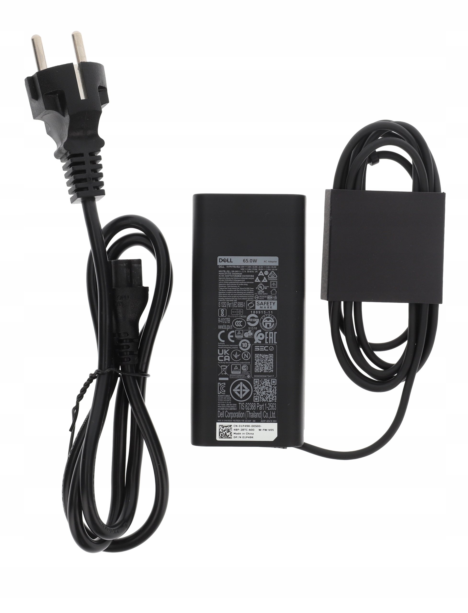Nowy Zasilacz Dell 65W Usb-c HA65NM190 LA65NM170 Wmdhr Jyjnw