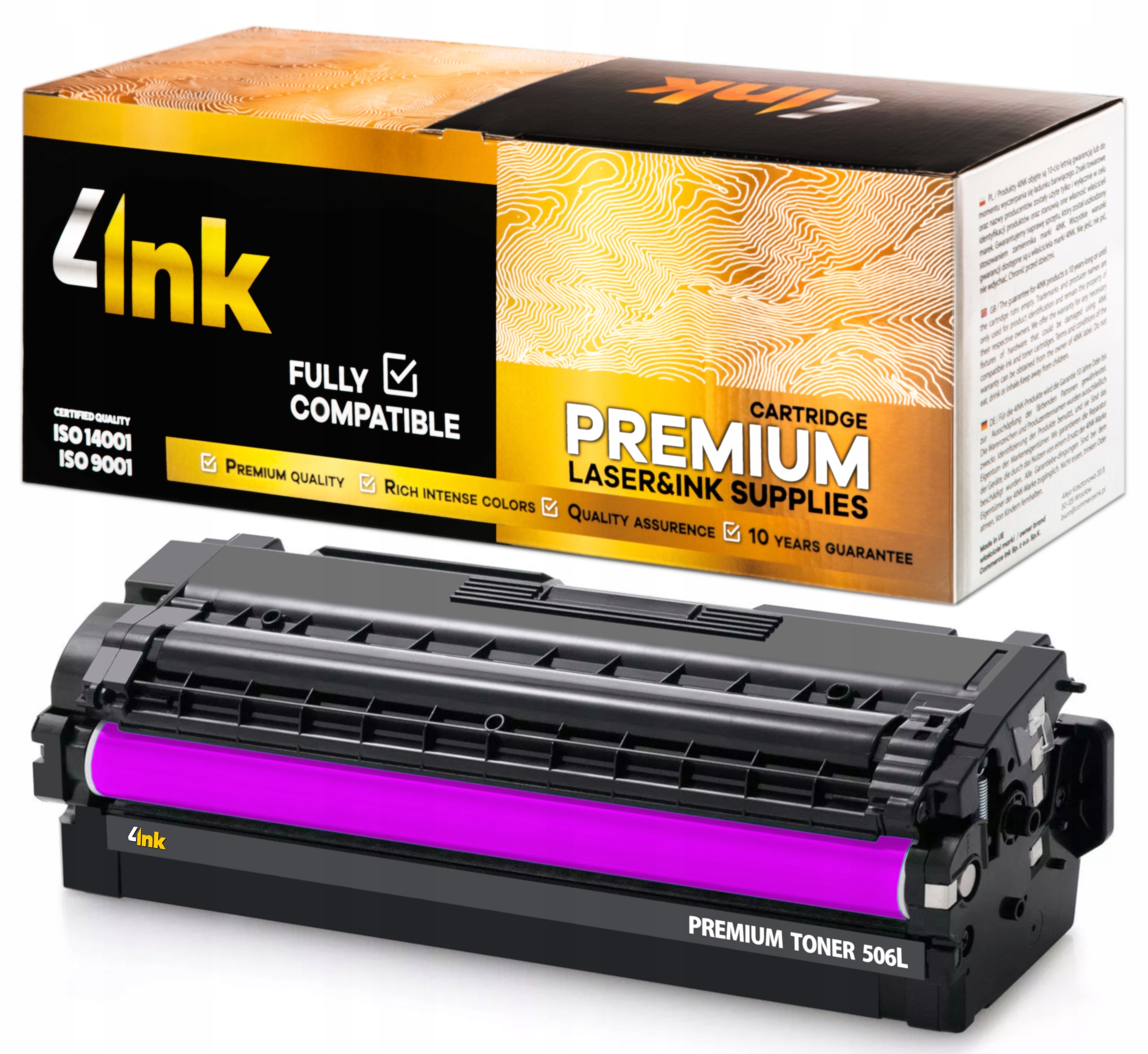 Toner 506 L XL Pro Tiskárnu Samsung CLP-680 CLX-6260