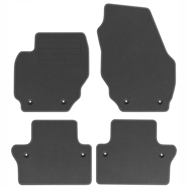 Volvo V70 III 07-16 velurové koberce Comfort Grafit