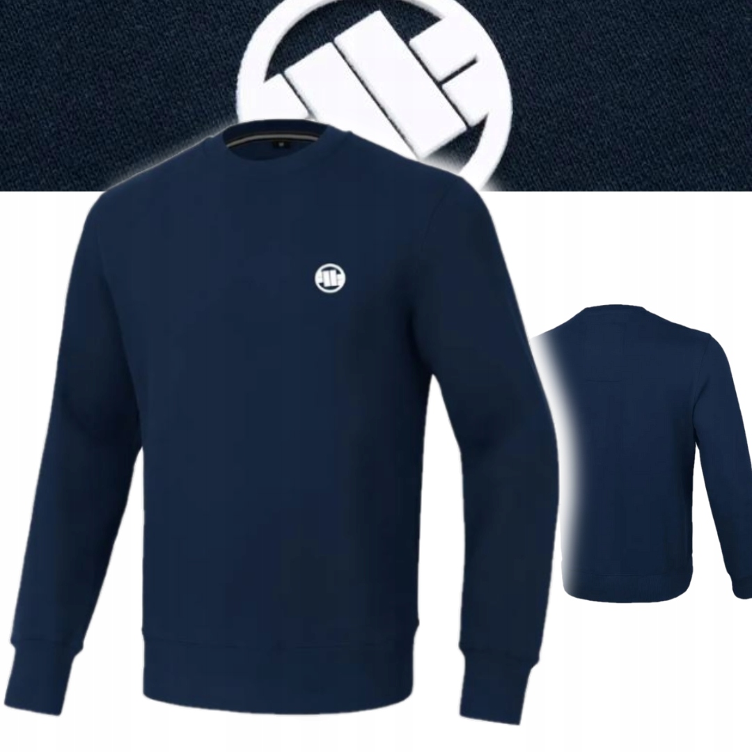Pitbull West Coast Pánská Mikina Crewneck Small Logo Navy Tmavě Modrá M.n