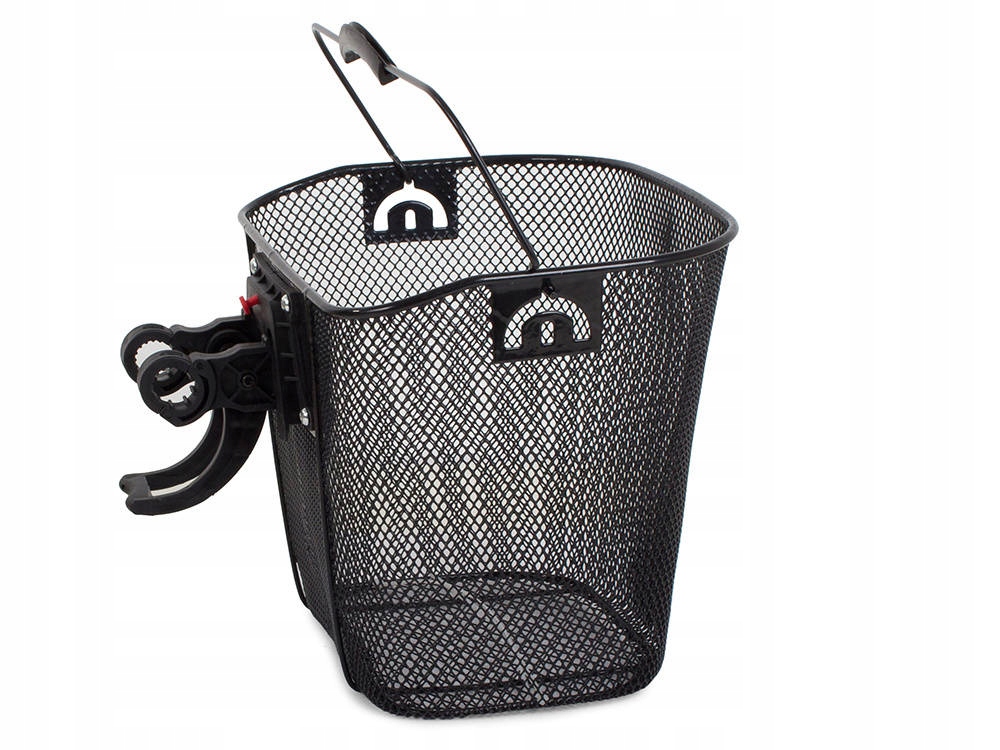 KOSZ KOSZYK METALOWY NA ZAKUPY ROWEROWY NA ROWER Obciążenie maksymalne 6 kg