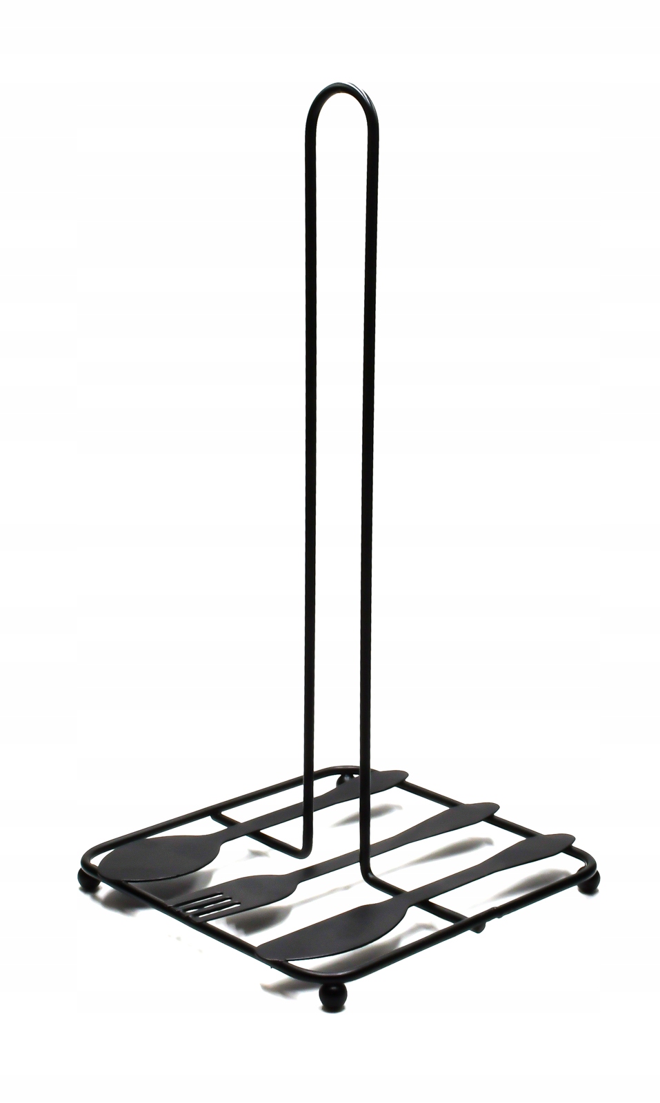 

Stojak Na Papier Nierdzewny Cutlery Czarny 15X30CM