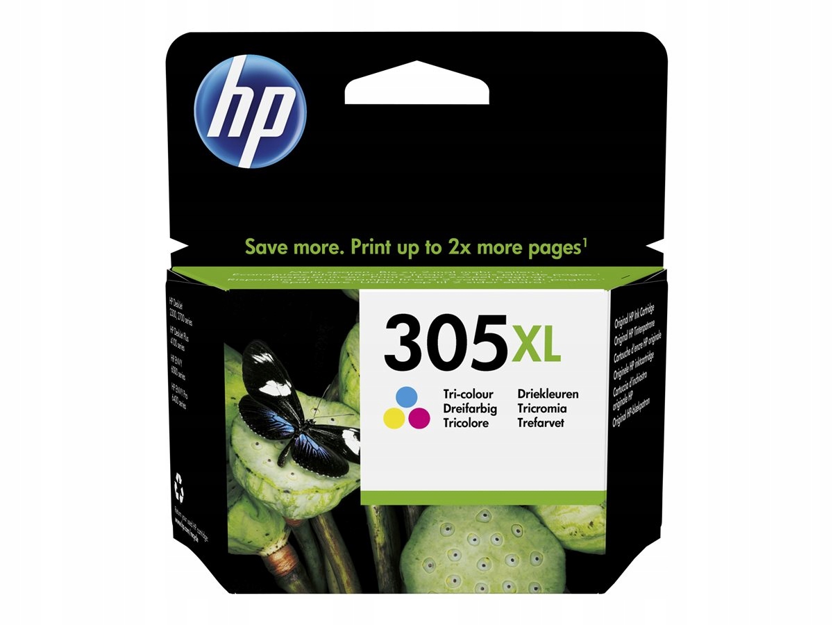 Inkoustová náplň Hp 305XL, 200 stran, Cmy