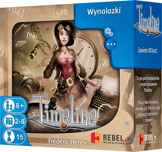 REBEL Gra edukacyjna TimeLine Wynalazki