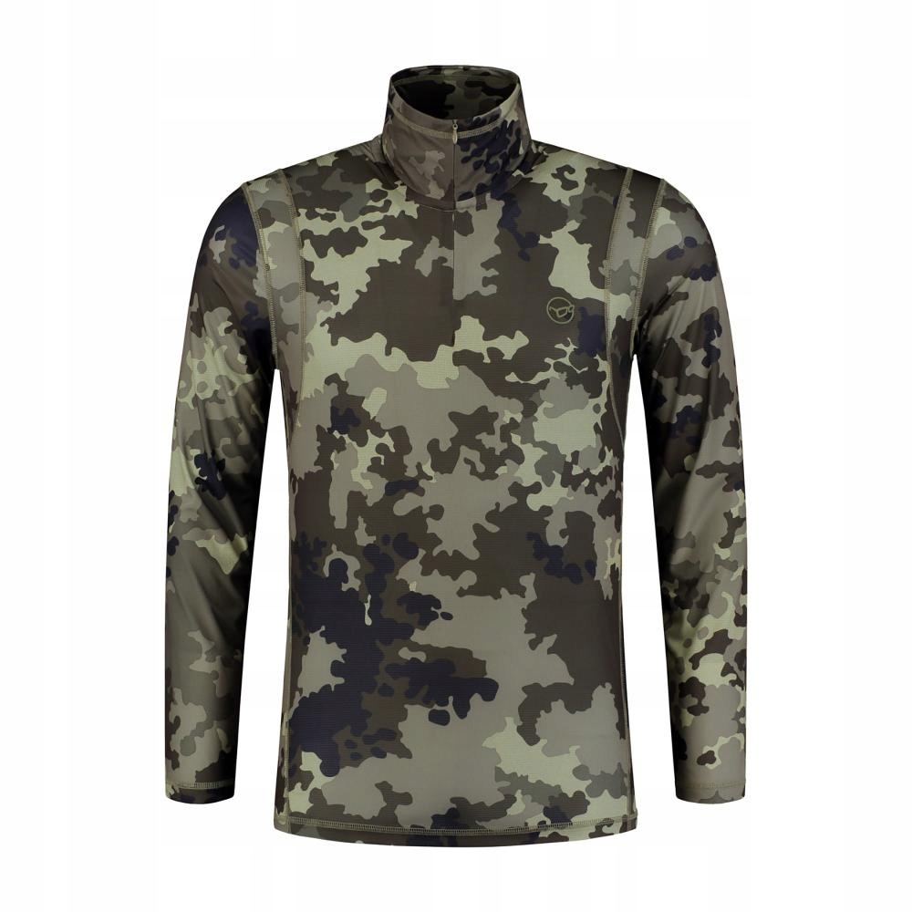 Korda Koszulka Cool Quick Dry Long Sleeve Neck Camo M
