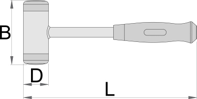 MŁOTEK MONTAŻOWY 45MM 819A UNIOR Kod producenta 615034