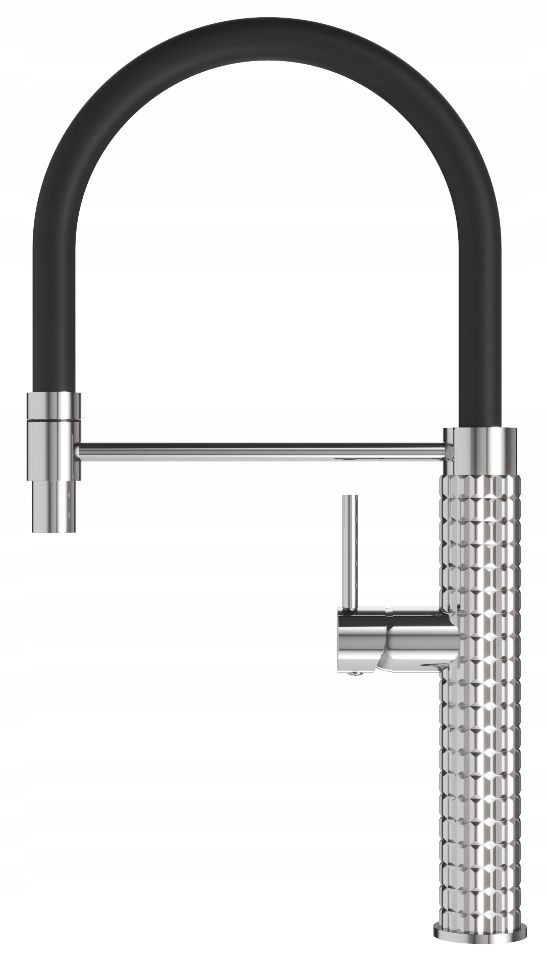 Strieborná Kuchynská Batéria S Flexibilným Výtokom, Kohútik Do Umývadla, Chróm, Fano