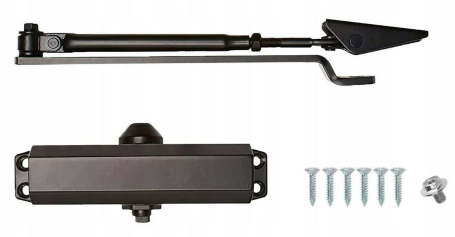 SAMOZAMYKACZ DRZWIOWY ZAMYKACZ DOMYKACZ DO DRZWI ZEWNĘTRZNYCH 35-60KG MOCNY Marka BNTrade