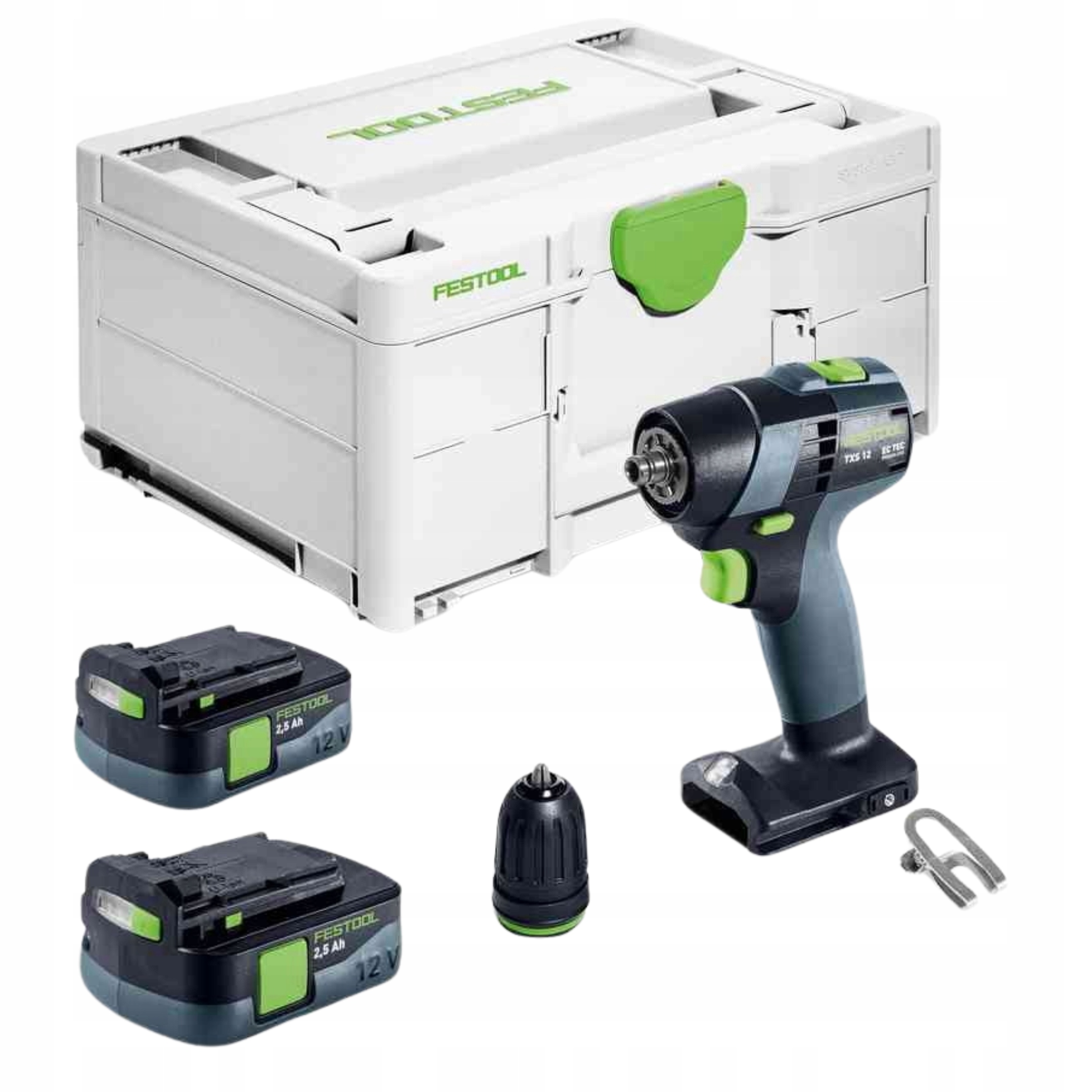 Festool Akumulatorowa wiertarko-wkrętarka Txs 12 2,5-Plus Bez Ładowarki