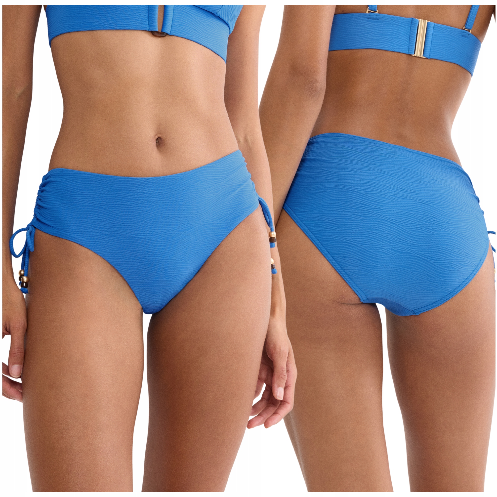 Plavkové kalhotky s tkaničkami Triumph Summer Dune Midi modré 42