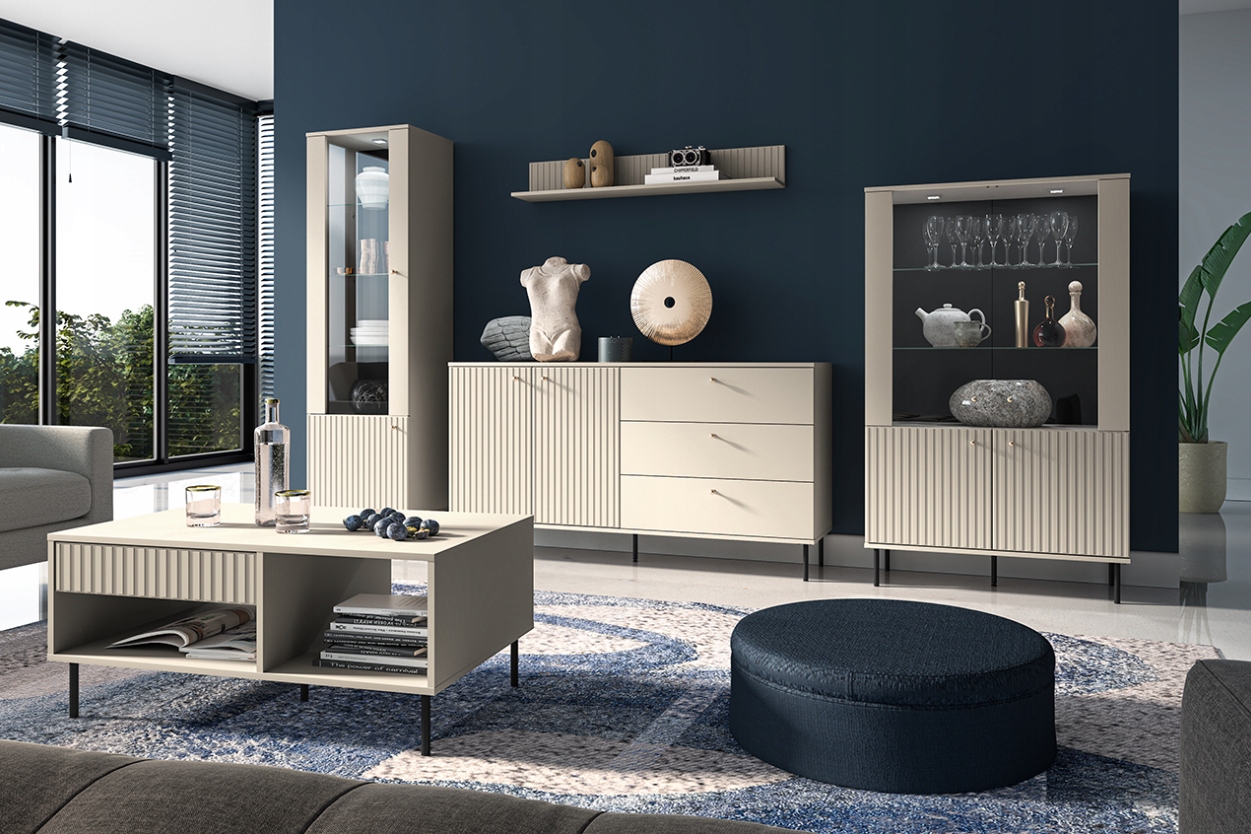 Wieszak Do Przedpokoju 34 cm Kaszmir ZOFIA ML Wysokość mebla 137 cm