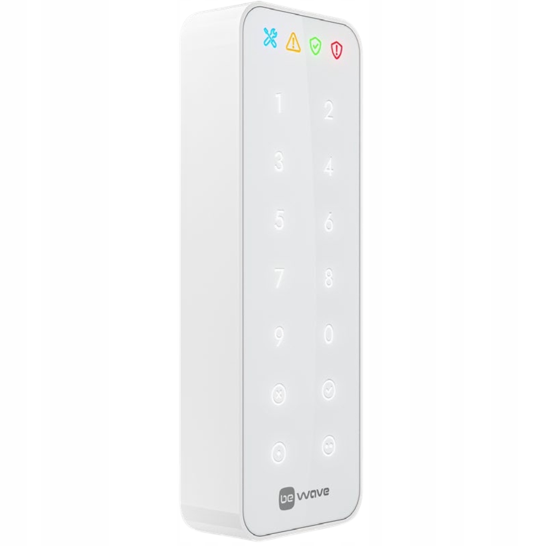 BE WAVE Bezprzewodowa klawiatura dotykowa (biała typ urządzenia AKP-200-W)