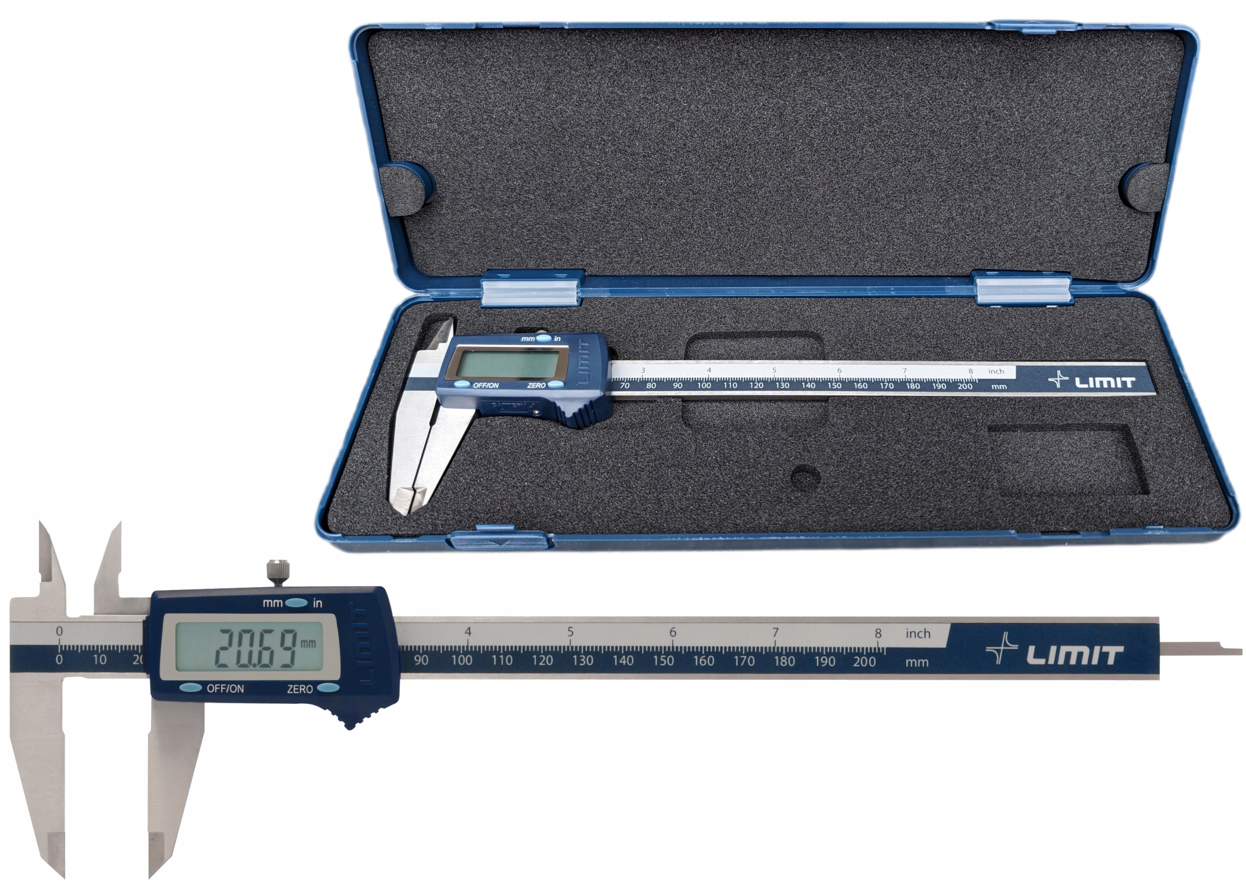 Elektronické posuvné měřítko Cdh 200 mm Limit
