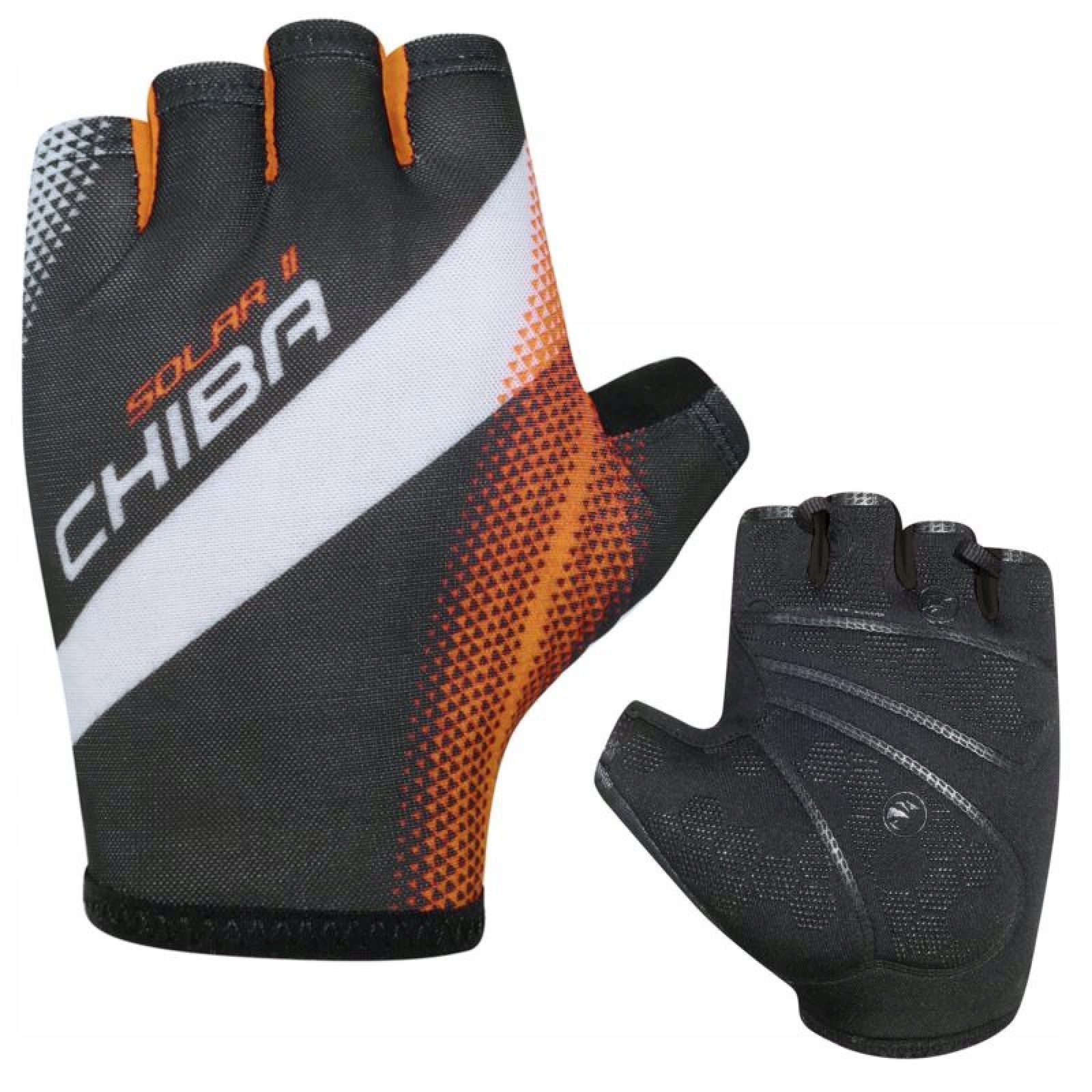 Rękawiczki Chiba Solar II czarno pomarańczowe S/7