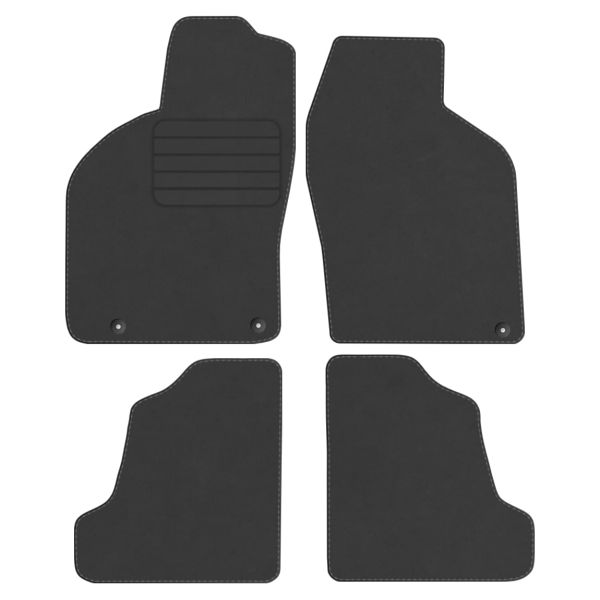 Saab 9-3 I 98-03 Velurové koberce Comfort Grafit