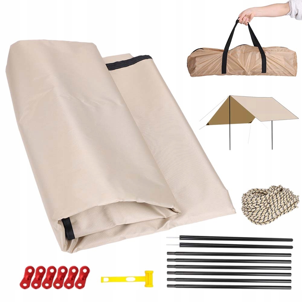 Plachta Markiza Tarp 300X300 CM Pro Domácí Zahradu Patio