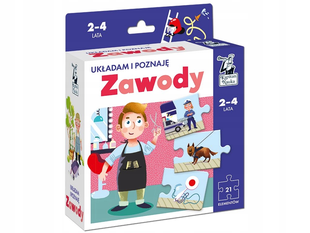 

Kapitan Nauka Układam i poznaję Zawody