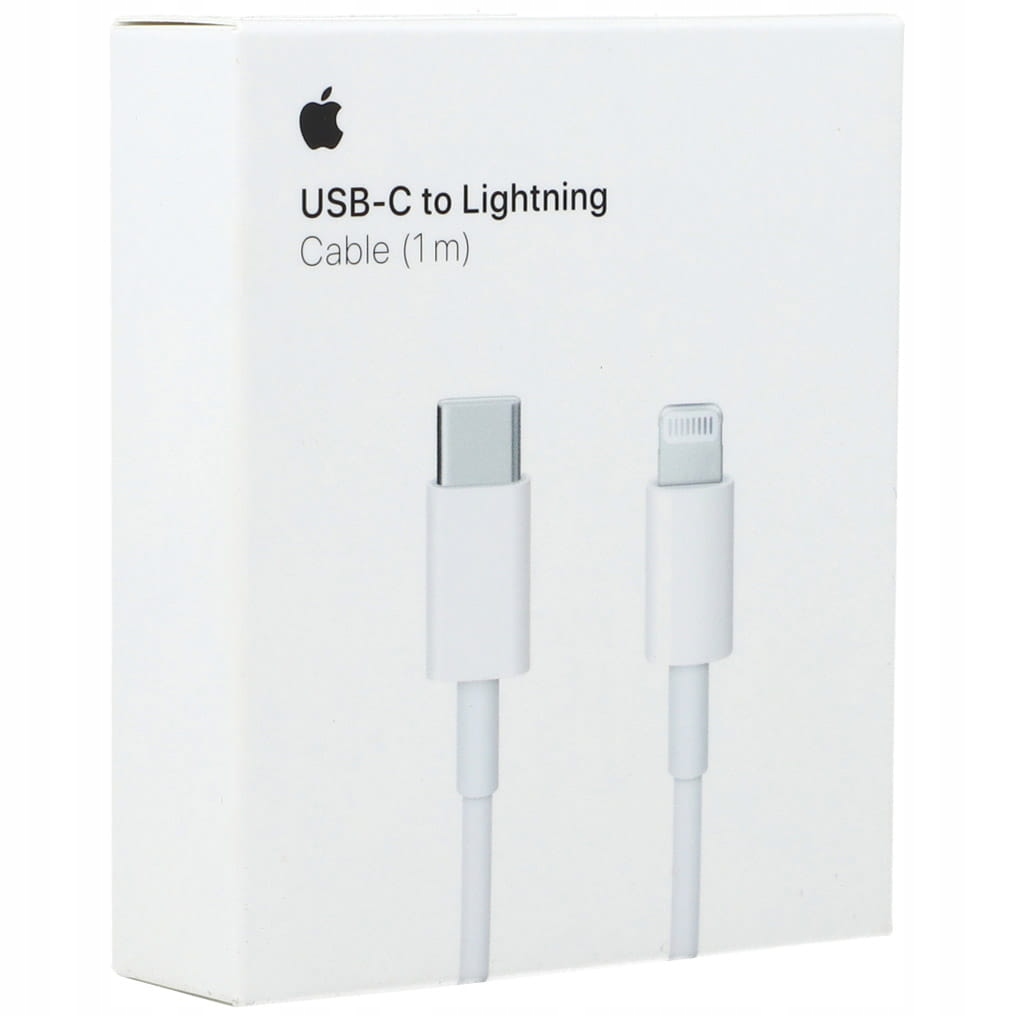 Кабель Apple USB Type C - Apple Lightning 1 м белый