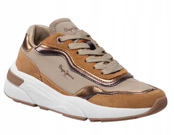 Pepe Jeans Dámské Sportovní Boty Hnědé Šněrovací 36 Awf