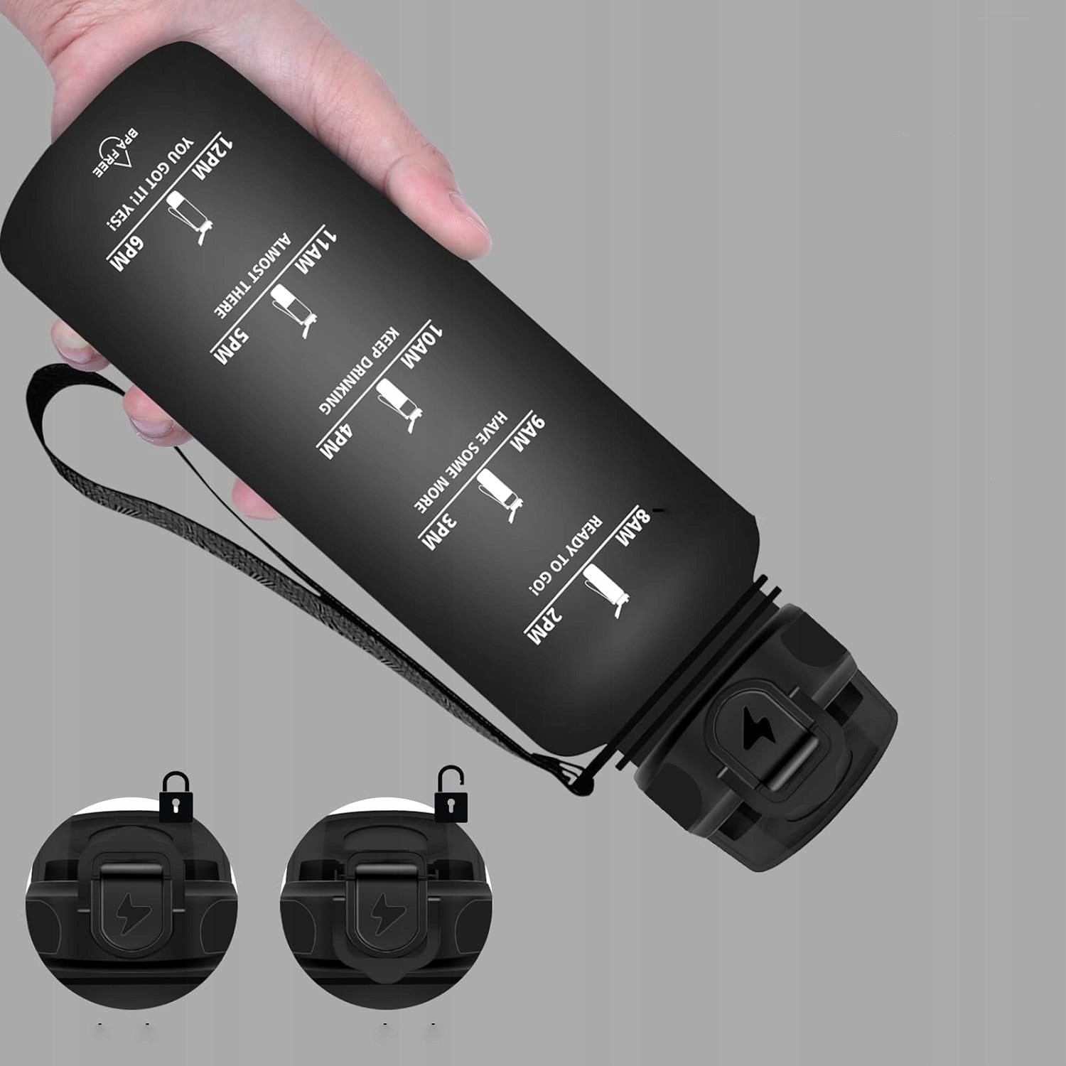 BUTELKA NA WODĘ BIDON SPORTOWY 1.5L Z SŁOMKĄ Z UCHWYTEM DO JOGA, JOGGING Kod producenta BUTELKA NA WODĘ BIDON SPORTOWY