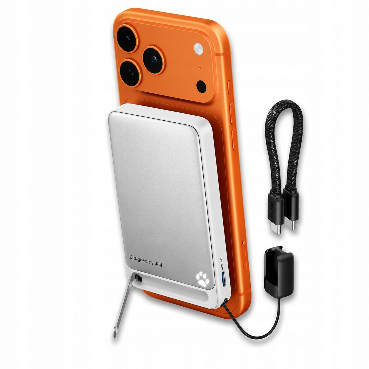 Iniu Qi2 Powerbank 10000 mAh Usb-c 45W , Magsafe 15W