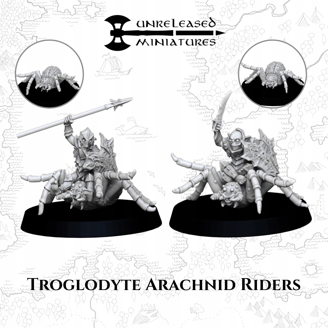 Troglodyte Arachnid Riders x1 - 3dmonkey