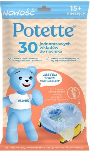 POTETTE Plus Wkłady do nocnika jednorazowe 30 szt.
