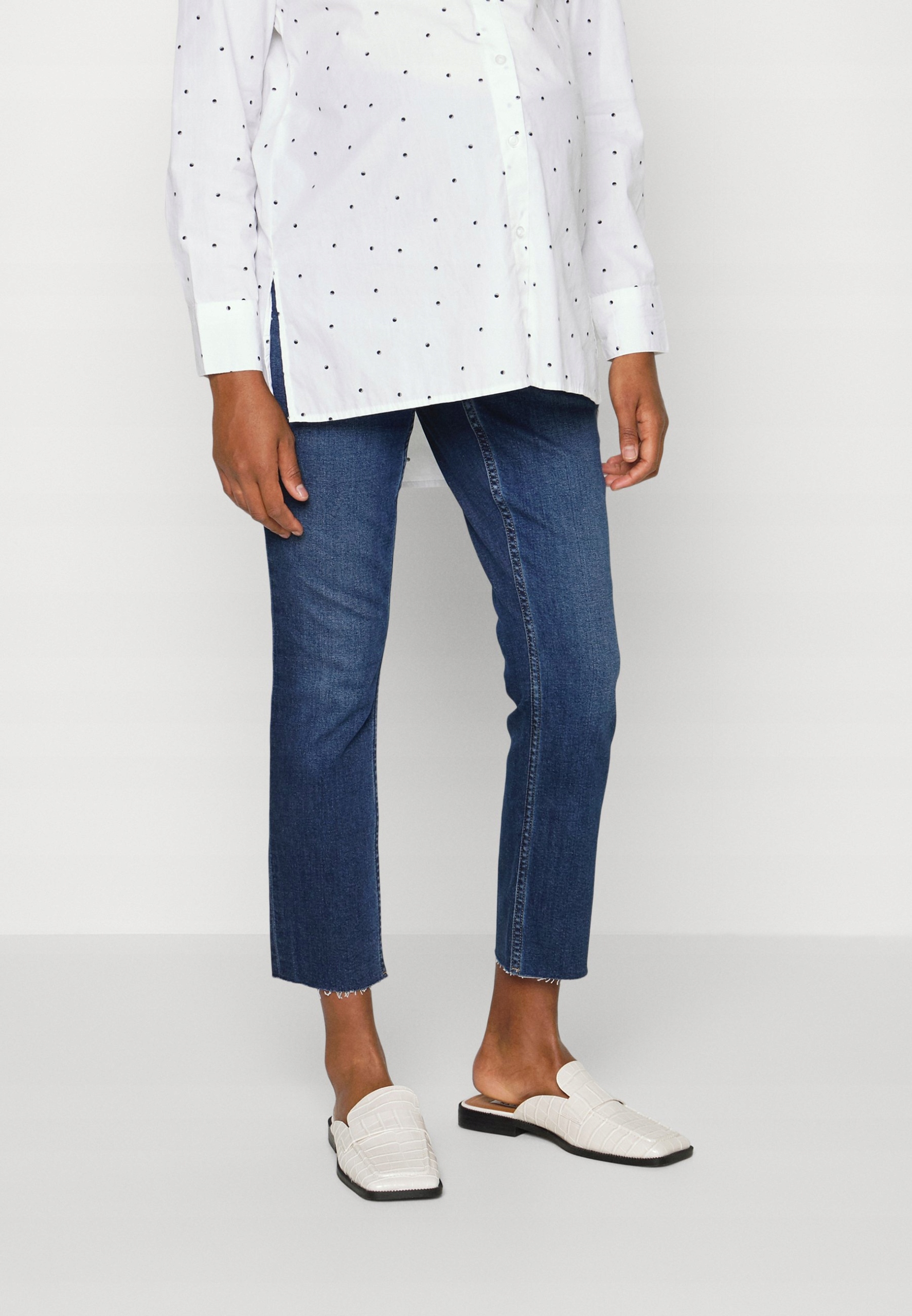 Těhotenské džíny s rovnou nohavicí Gap 25/32