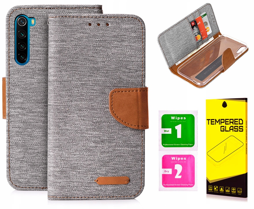 

Etui Portfel Canvas do Xiaomi Redmi Note 8T