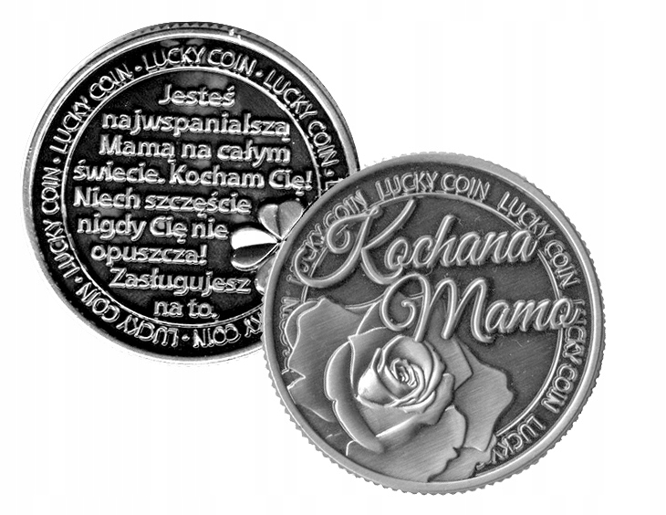 

Wspaniała Moneta na szczęście dla Ukochanej Matki