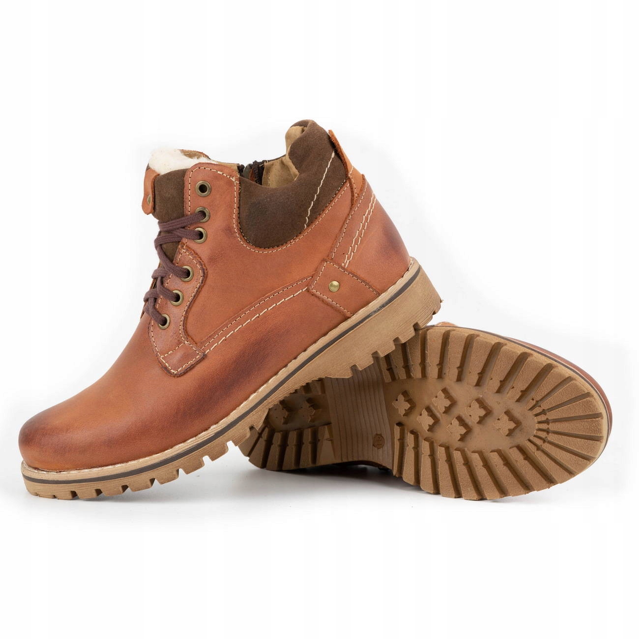 BUTY MĘSKIE ZIMOWE POLSKIE OCIEPLANE SKÓRA 885 TRZEWIKI SKÓRZANE 40 Kod producenta BUTY 885 CG 40 -