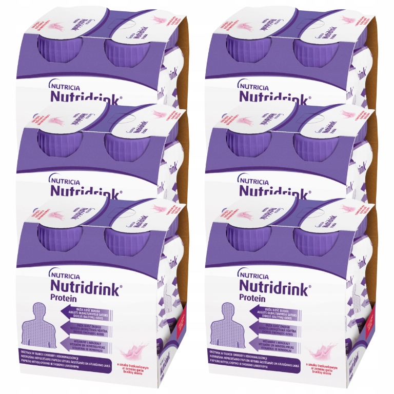 Nutridrink Protein Truskawka 4x125 ml