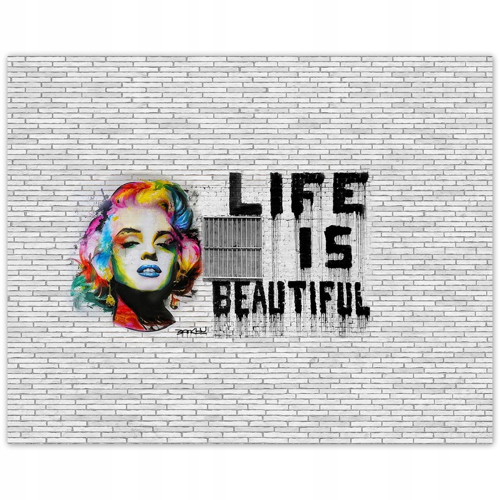 

Plakat 50x40 Banksy Life is beautiful