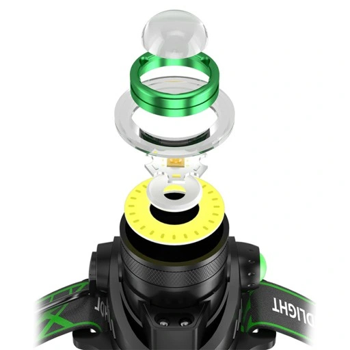 LATARKA CZOŁOWA DLA MECHANIKÓW AKUMULATOROWA CZOŁÓWKA CZUJNIK RUCHU 2xAKU Waga produktu z opakowaniem jednostkowym 0.3 kg