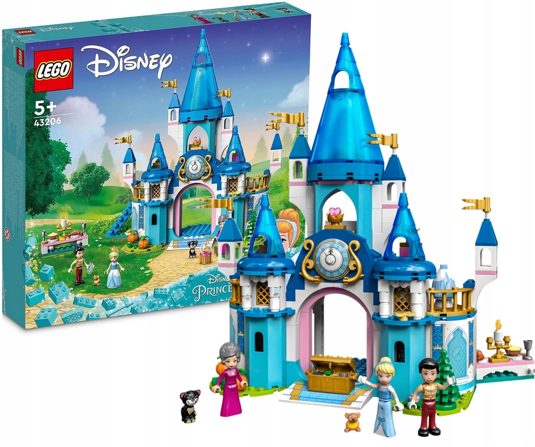 Lego Disney Zámek Popelky A Prince Z Pohádky 43206