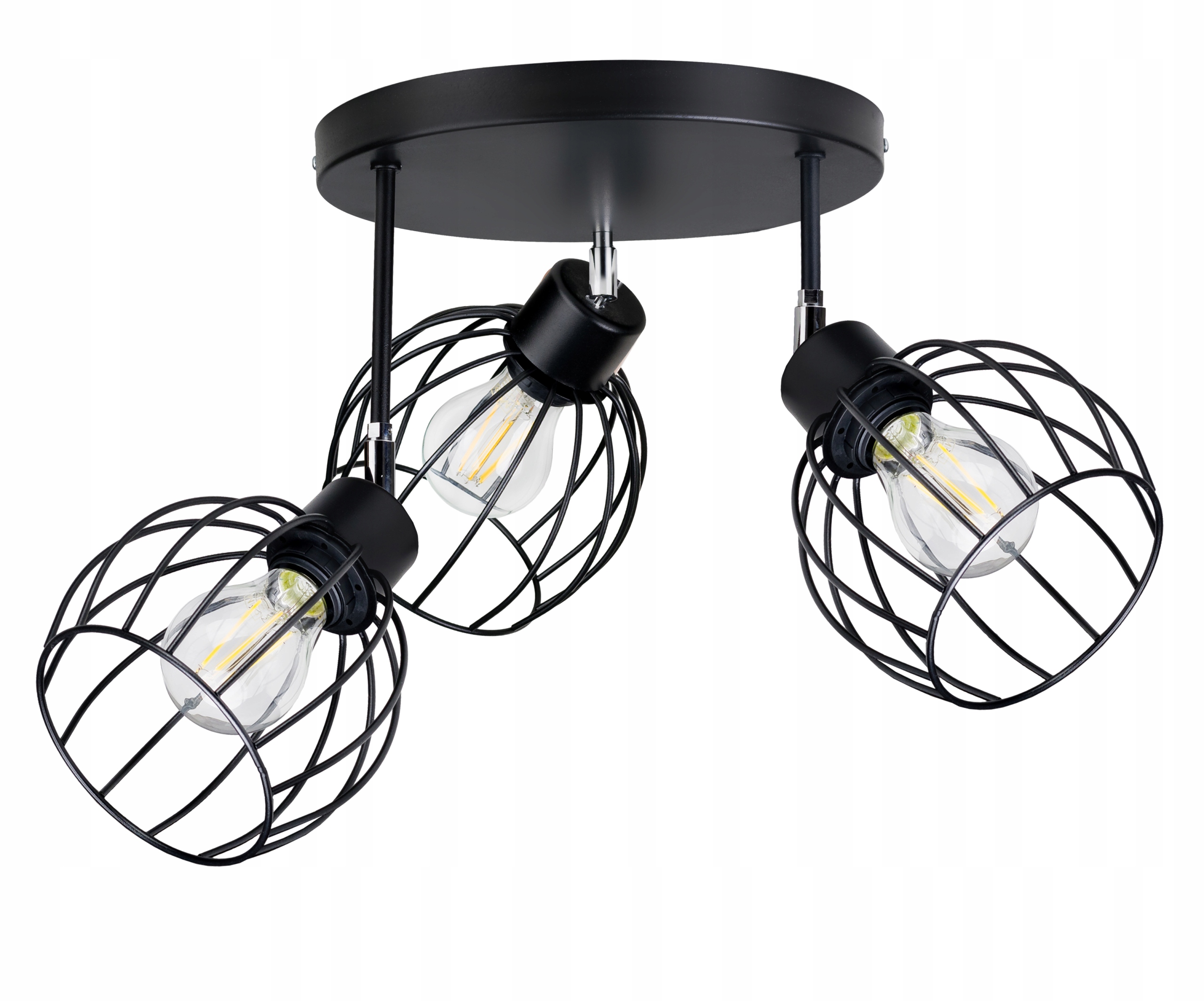 

Lampa Wisząca Sufitowa Regulowana Kula Druciana