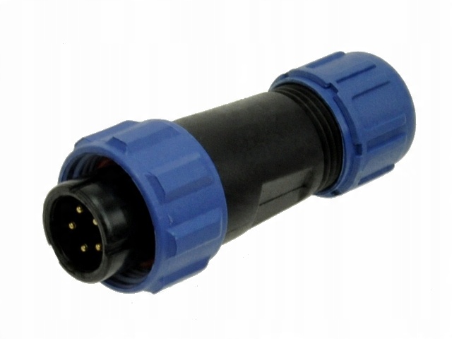 

Wtyk 5 pin 0,75mm2 5A 180V IP68 Weipu