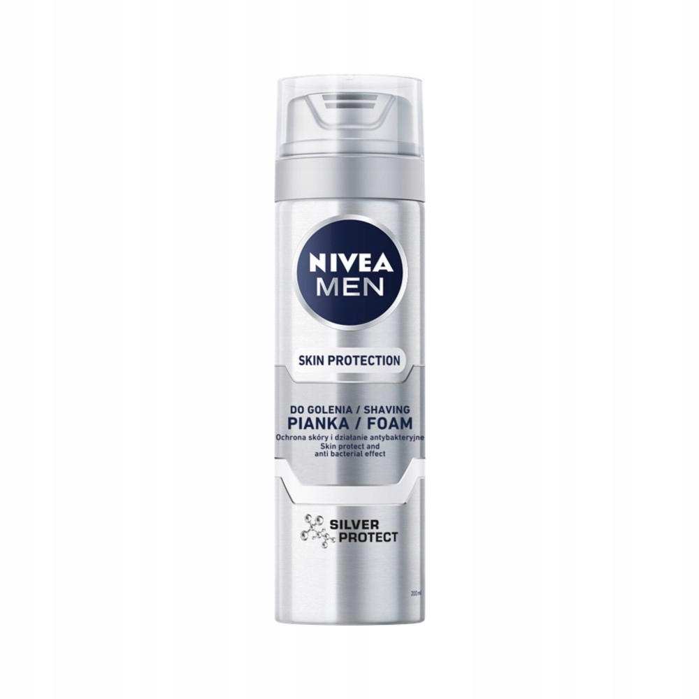 

Pianka do golenia Nivea Men Silver Protect 200ml