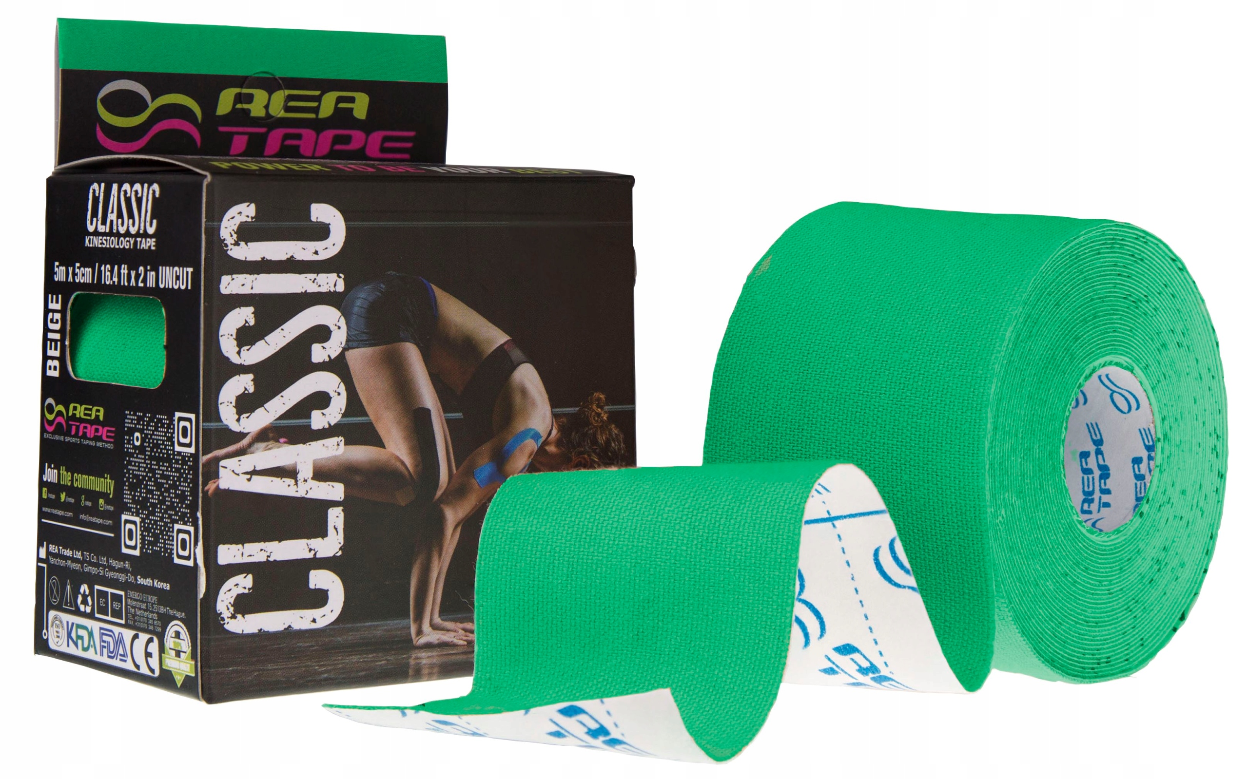 

Rea Tape kinesiology Plastry Tejpy Taśma sport