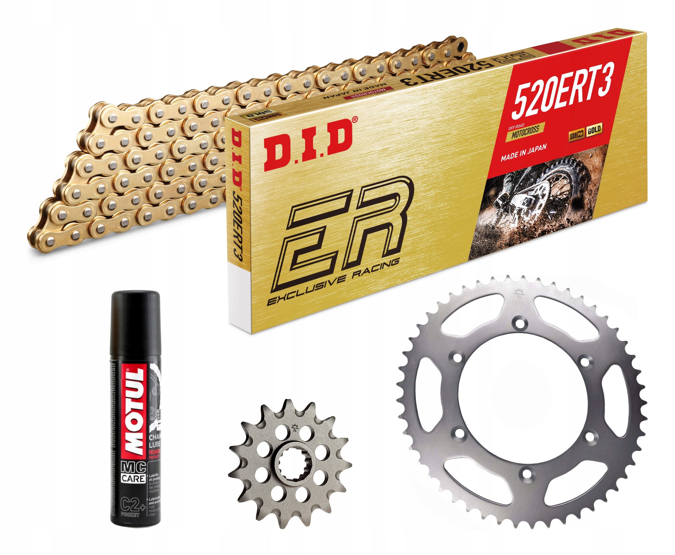 500645 - Приводная цепь HONDA CRF450R 04-17 DID520ERT3