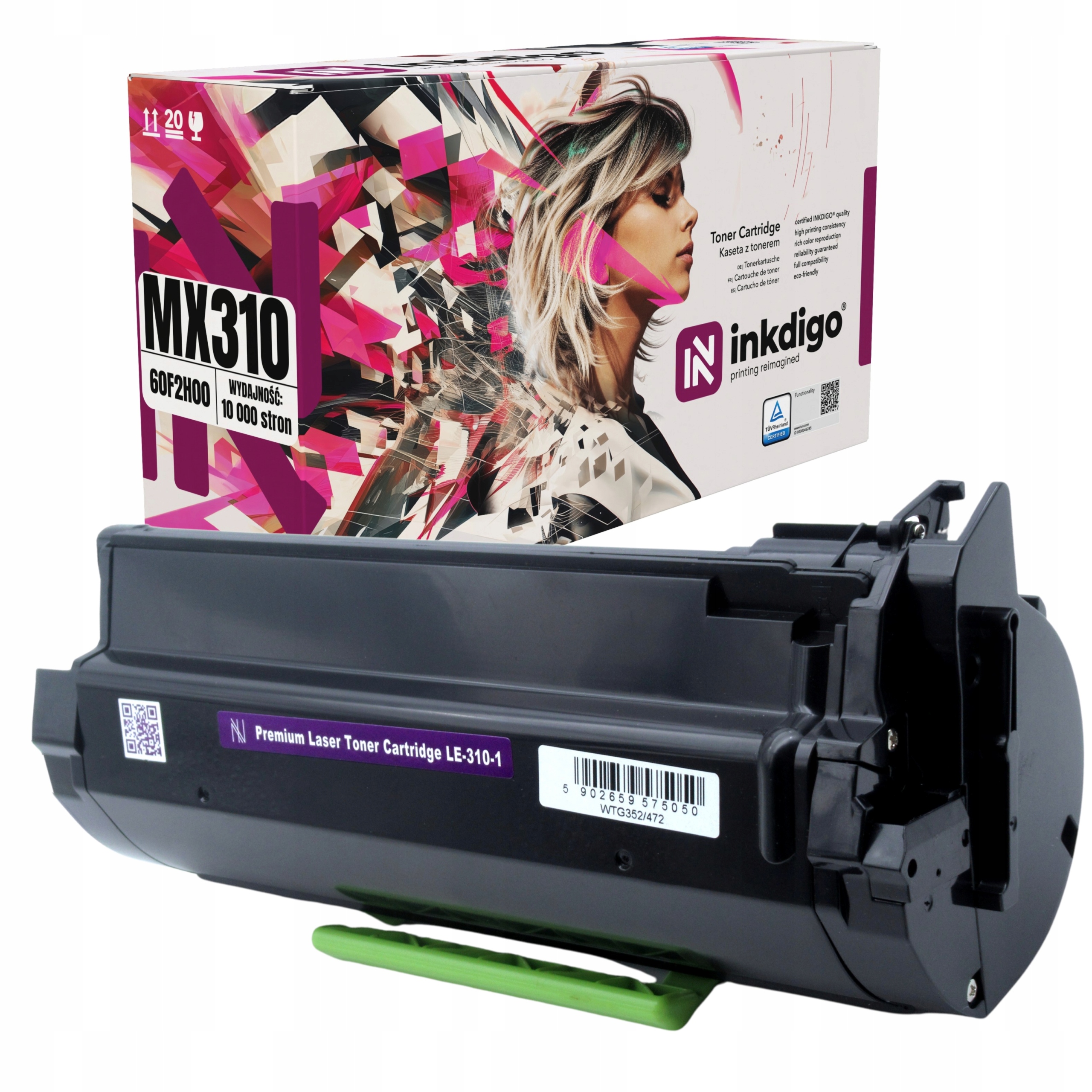 Toner Do Lexmark MX310 MX410dn MX510dn MX610dn 10K